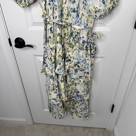 Eloquii elements Floral ruffle Midi Dress 16 - Picture 10 of 12